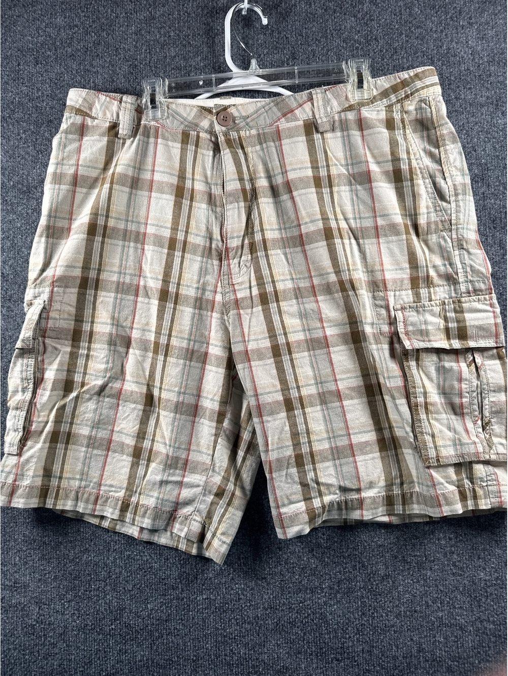 Dockers Relaxed Fit Plaid Cargo Shorts